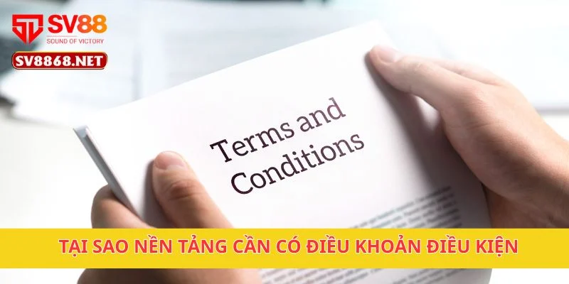 Điều Khoản Điều Kiện 1 Tại sao nền tảng cần có điều khoản điều kiện