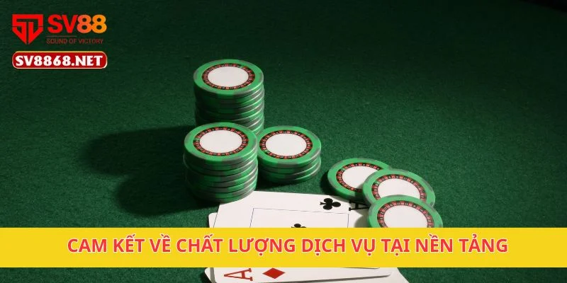 Về Chúng Tôi 4 Cam kết về chất lượng dịch vụ tại nền tảng